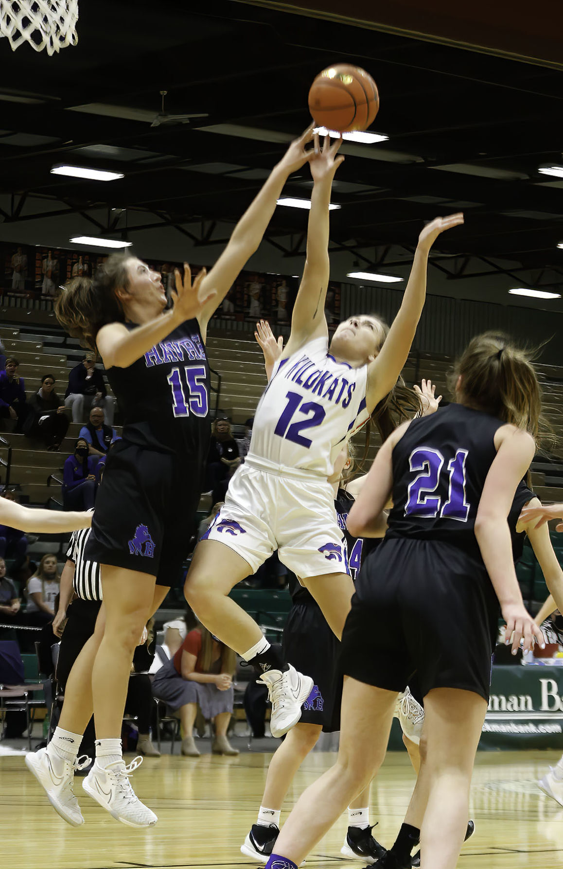 Class A girls Columbia Falls' LaKia Hill